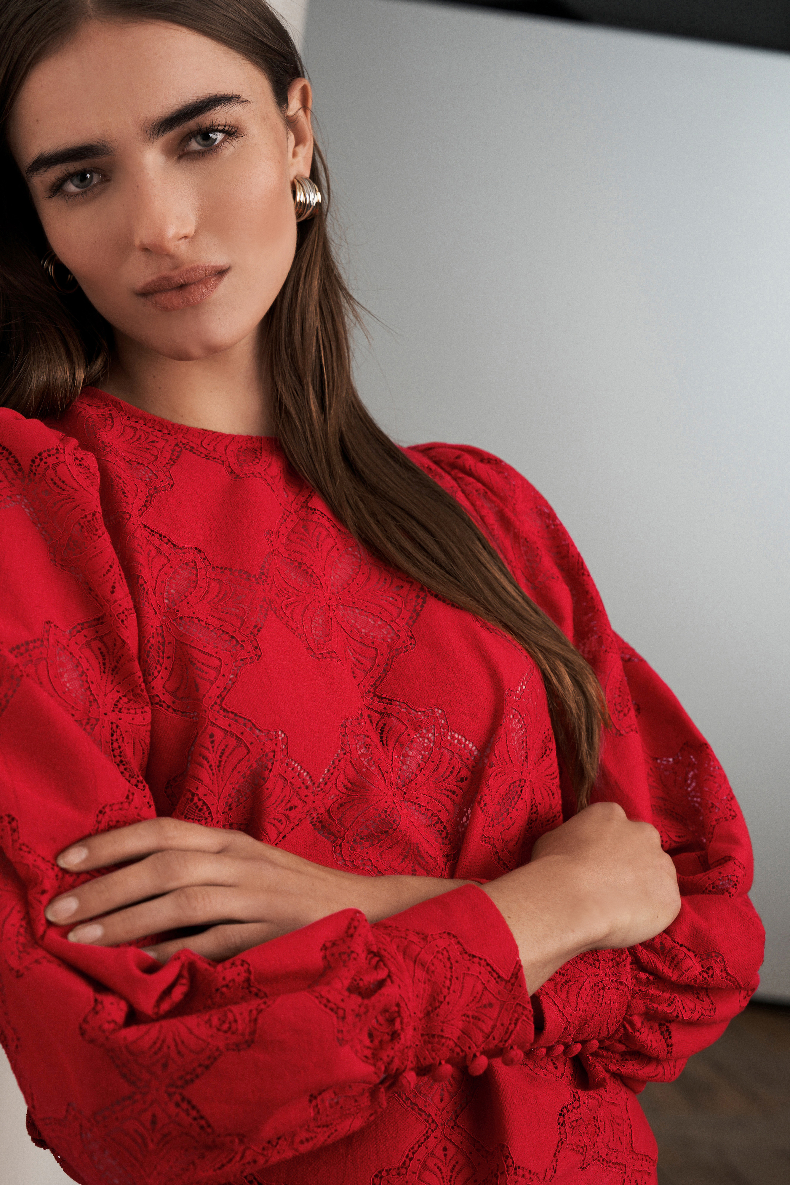 Audit Rem lady in Red